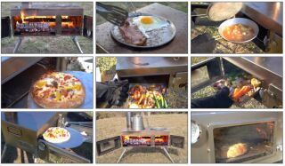 Winnerwell Woodlander L-sized Wood Burning Pizza Oven Camping Stove