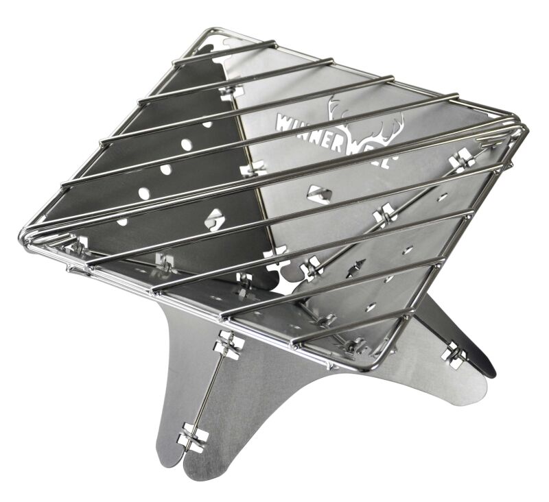 Base Stand In Acciaio Per Fire Pit Winnerwell - Piastra M Per Cucina Da Campeggio - 2
